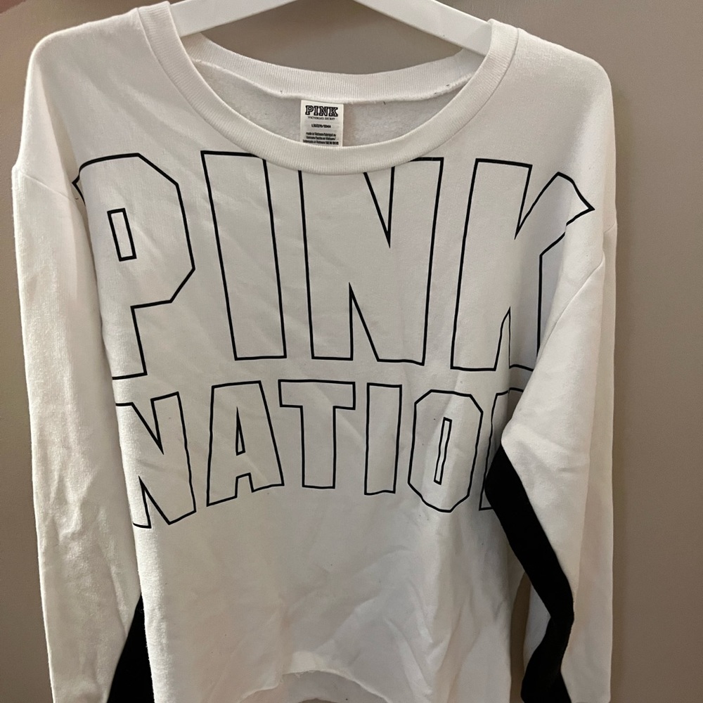 PINK Colorblock Sweater